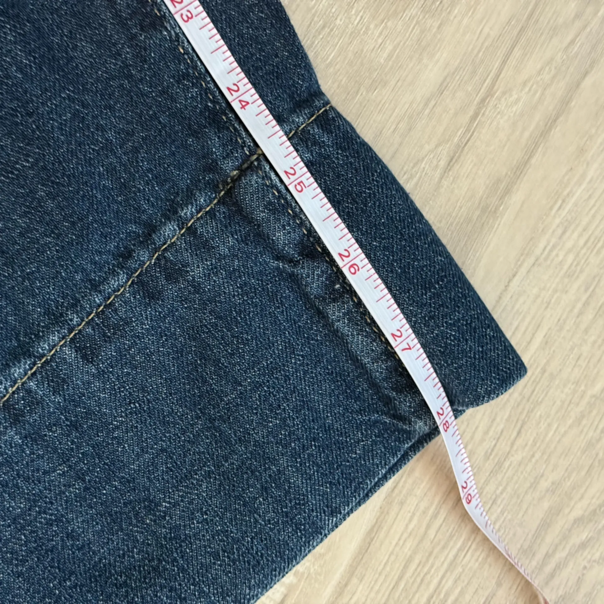 Gap Wide Leg High Rise Pleated Trouser Jeans | Blue Denim | 2/26 Regular - Image 7