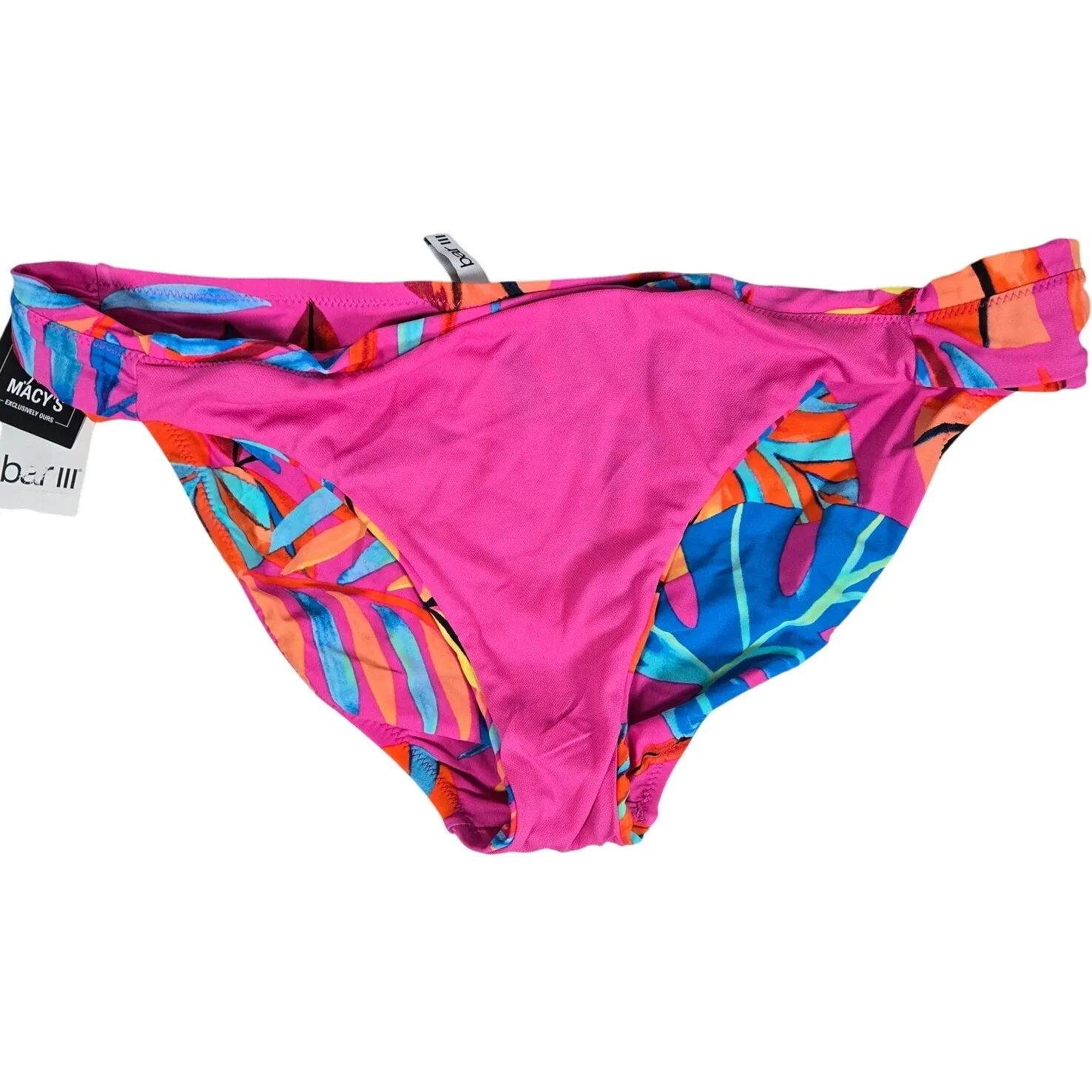BAR III Paradise‎ In The Palms Swim Bottom in Magic Magenta XL NWT - Image 3