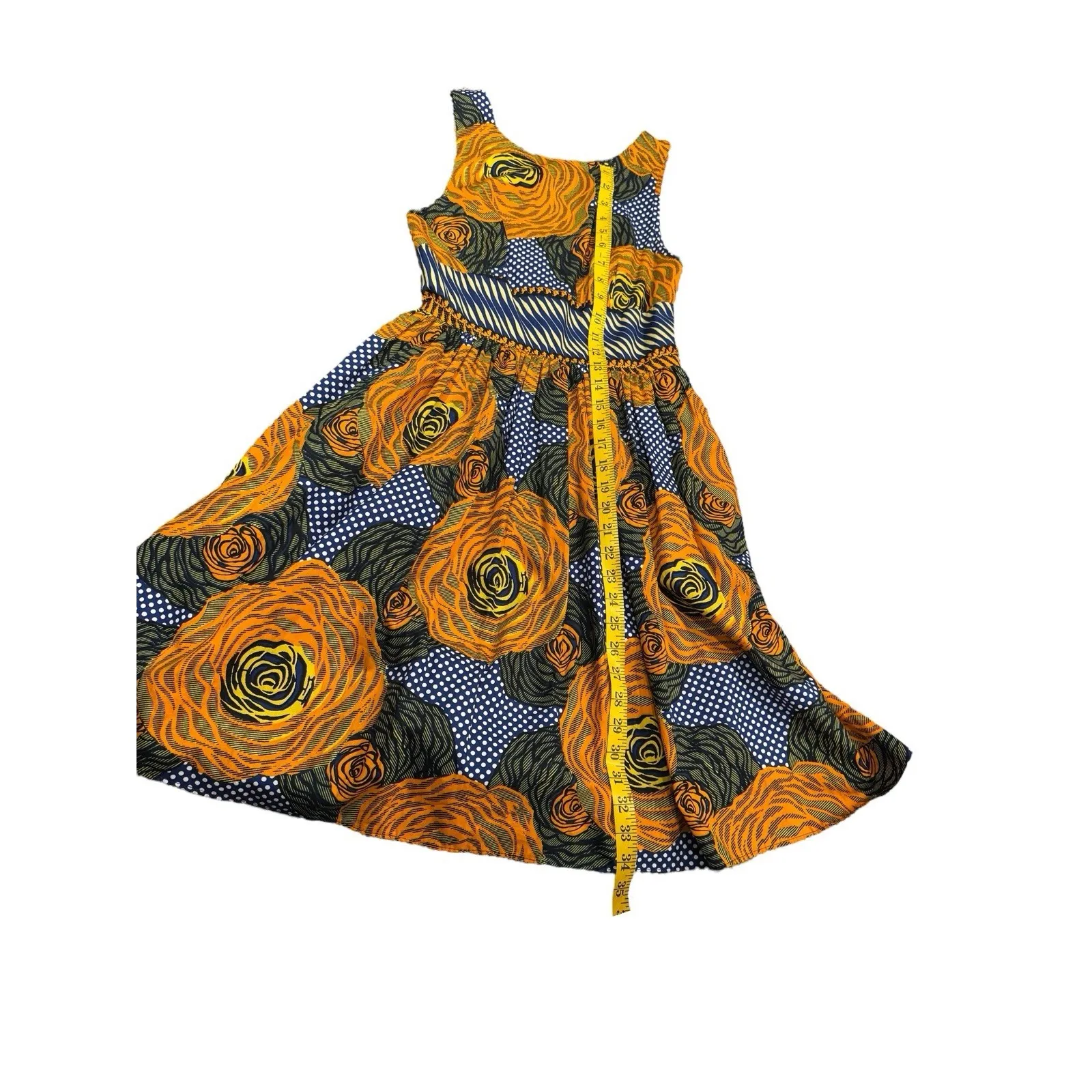 Anthropologie‎ Mille Collines Cotton Moonrise dress Size 2 Unique Art To Wear - Image 7