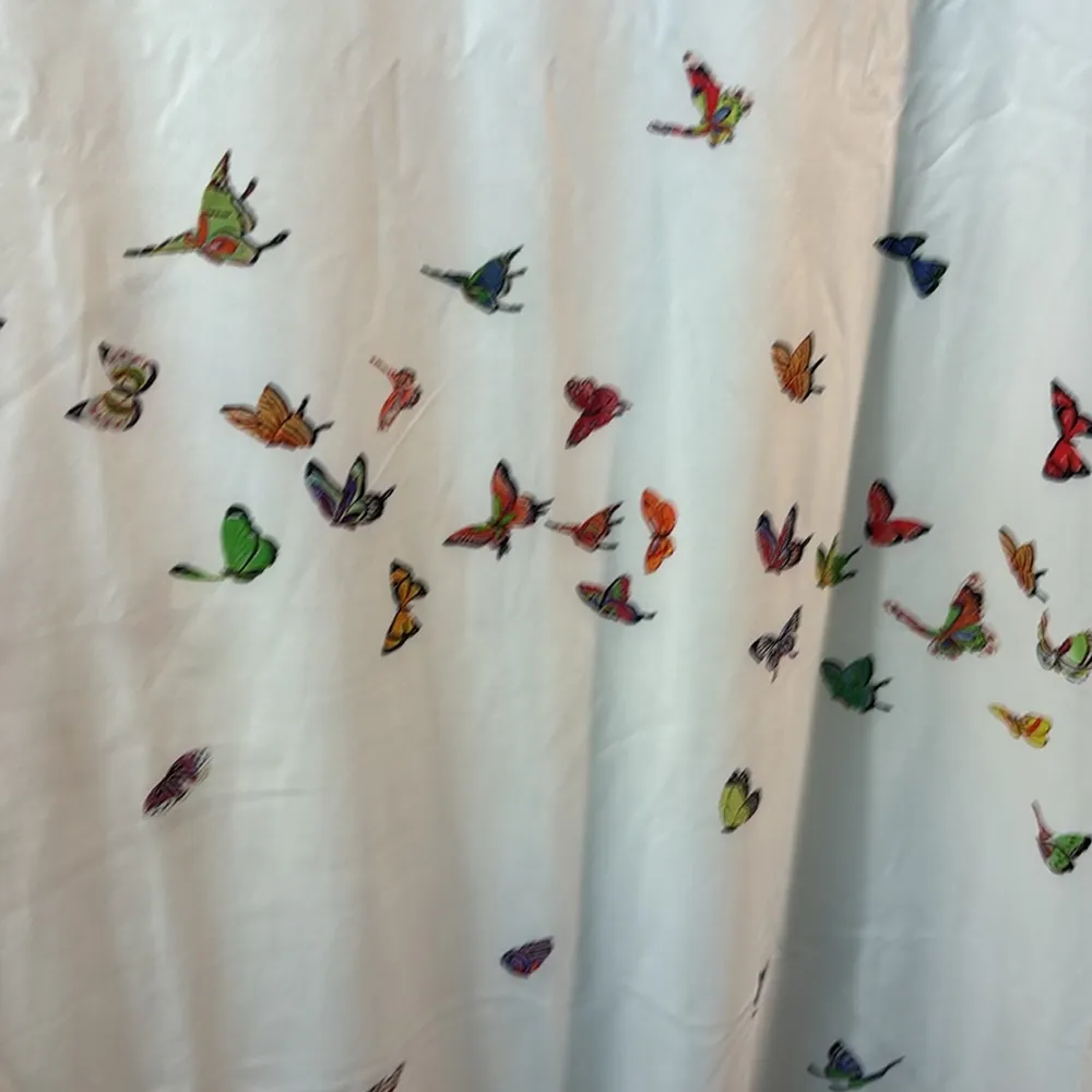 NWT NORACORA white butterfly print maxi in size large. - Image 6