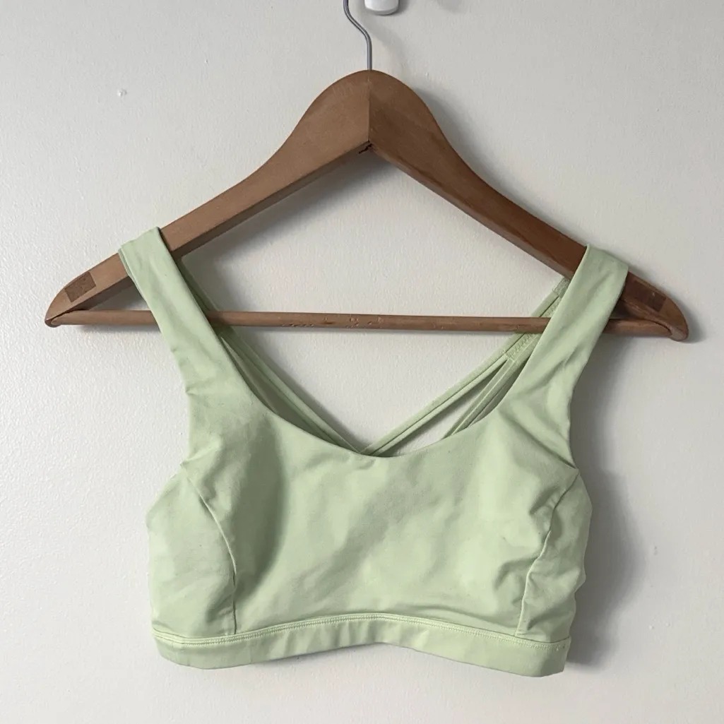 Free to be Serene 6 Lululemon Pale Green Sports Bra - Image 2