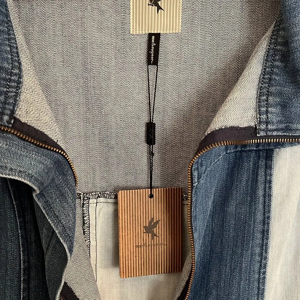 One teaspoon denim jacket size L NWT - Image 5