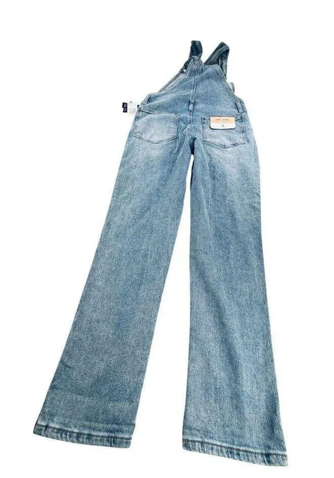 Denim Overalls Light Blue Womens Size S NWT Farm - Image 2
