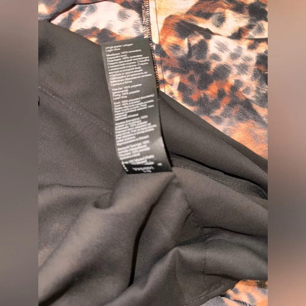 NWOT AllSaints Cayla Spark Abstract Animal Print One-Shoulder Minidress sz 4 - Image 5