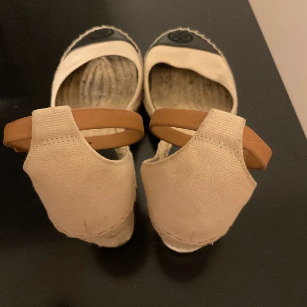 Tory Burch Color Block Wedge Espadrille Sandals - Image 6