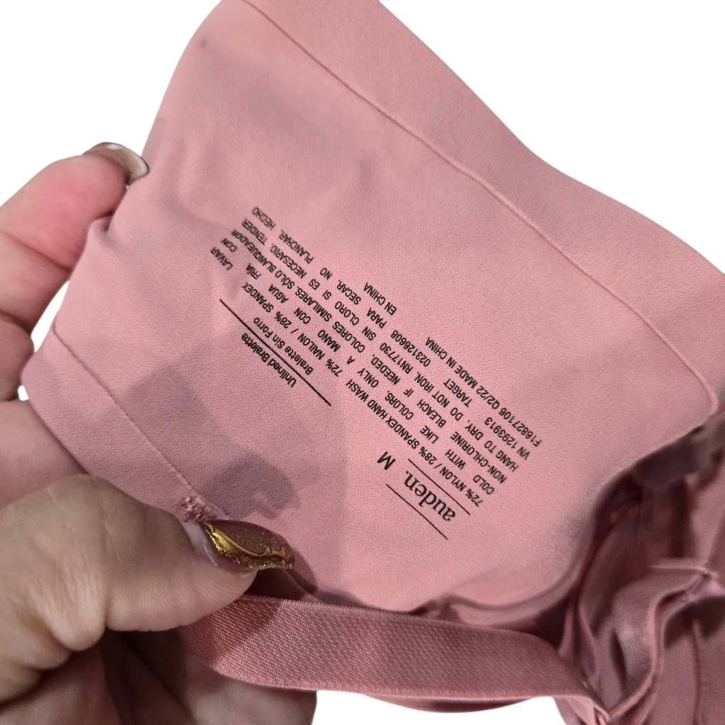 Auden Red Rose Seamless Bralette Size: M Pink Size M - Image 4