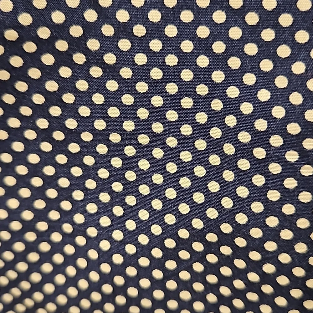 💕FRANK & EILEEN💕 Barry Woven Button Up Blouse - Navy Polka Dots Print Small - Image 12