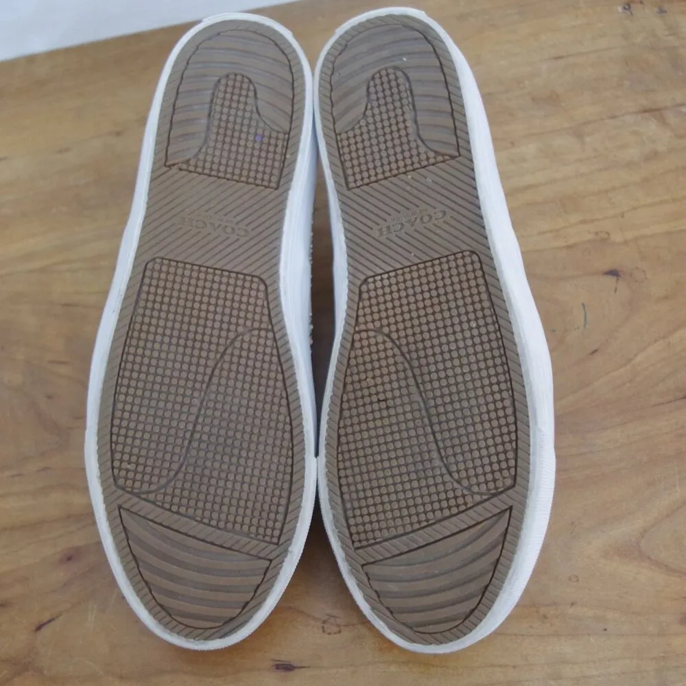 Ladies' Coach Maggie Studded Leather Slip on Shoes Size 8 - Image 3