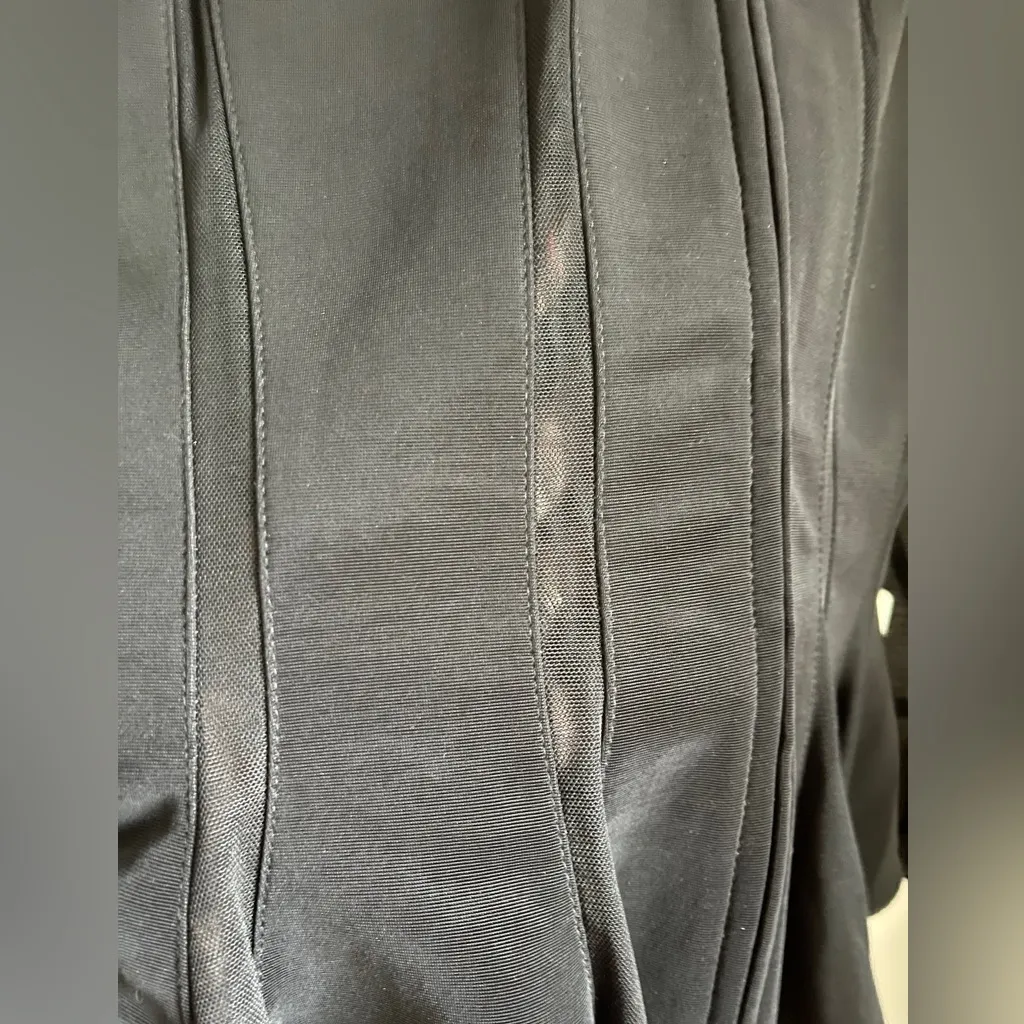 Joseph Ribkoff Vintage Bustier Top Dress Mesh 2-Piece Full Length Skirt Goth 90s - Image 7