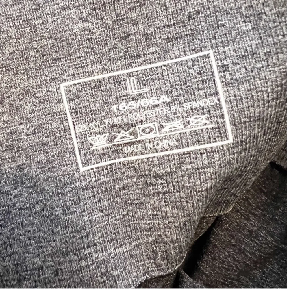 Iconi Gray High Rise Stretch Athletic 7/8 Length Leggings Activewear Gym Size L Size L - Image 9