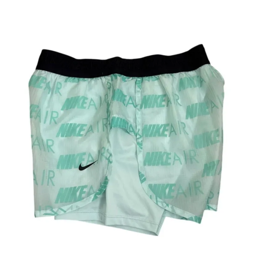 Nike Air 2-in-1 Lightweight Mint Green Athletic Running Shorts Size Small - Image 4