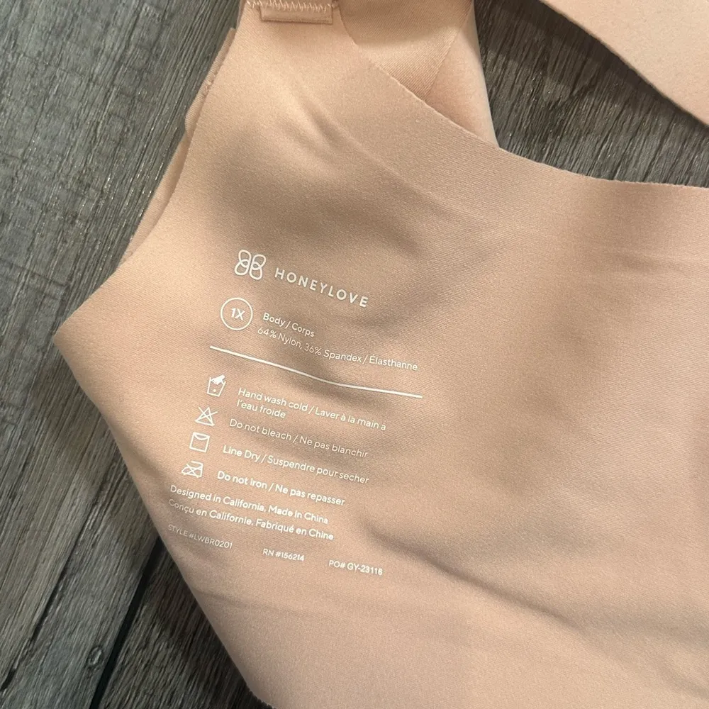 HoneyLove Silhouette Bra Size 1X - Image 3