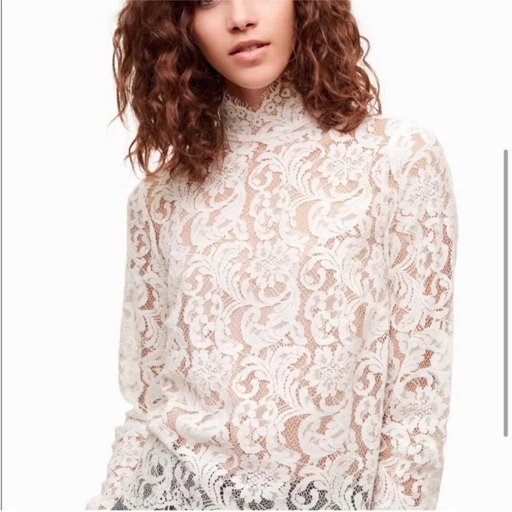 Aritzia lace Dalida blouse NEW  
**missing underneath tank** - Image 2