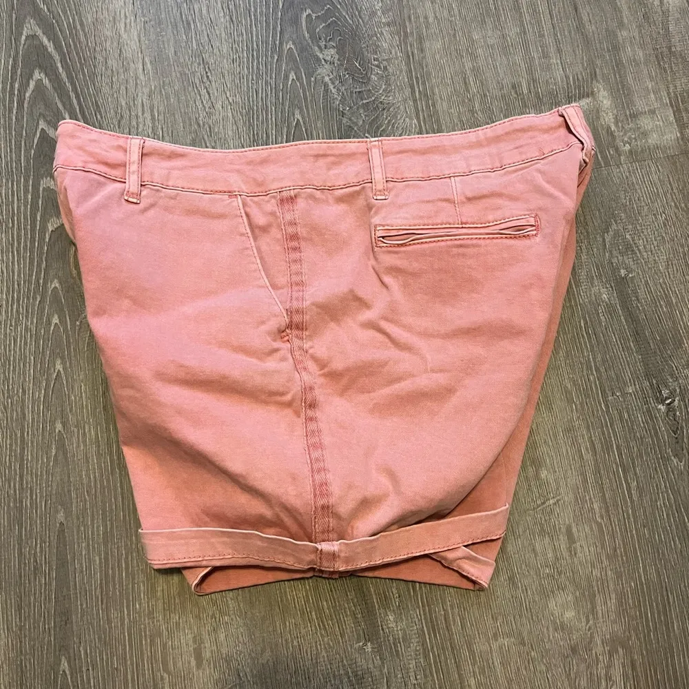 C&C California Shorts Coral Womens Size 12 Chino Khaki Stretch Beach Resort - Image 7