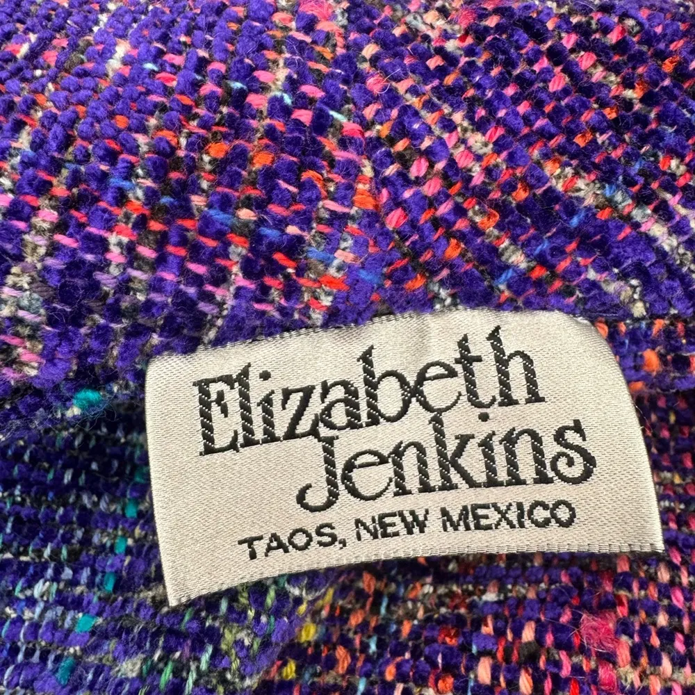 Elizabeth Jenkins Handwoven Chenille Modern Funky Vest Size undefined - Image 9