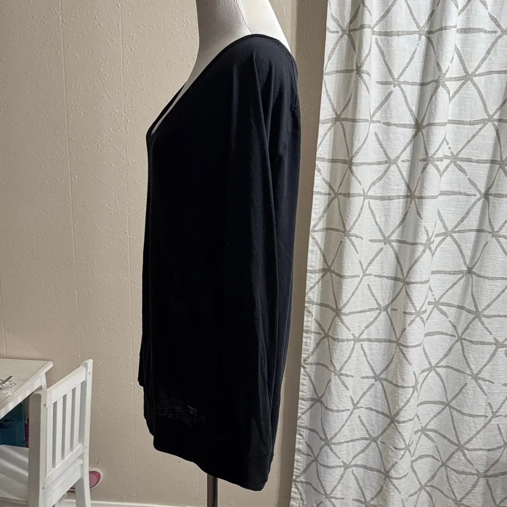 PINK Victoria's Secret Deep Black Long Sleeve Tee - Image 6