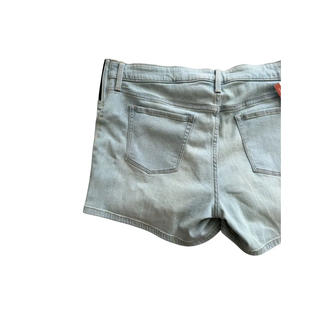 Isabel Maternity  Light Wash Denim Shorts Size 16 NEW NWT - Image 2