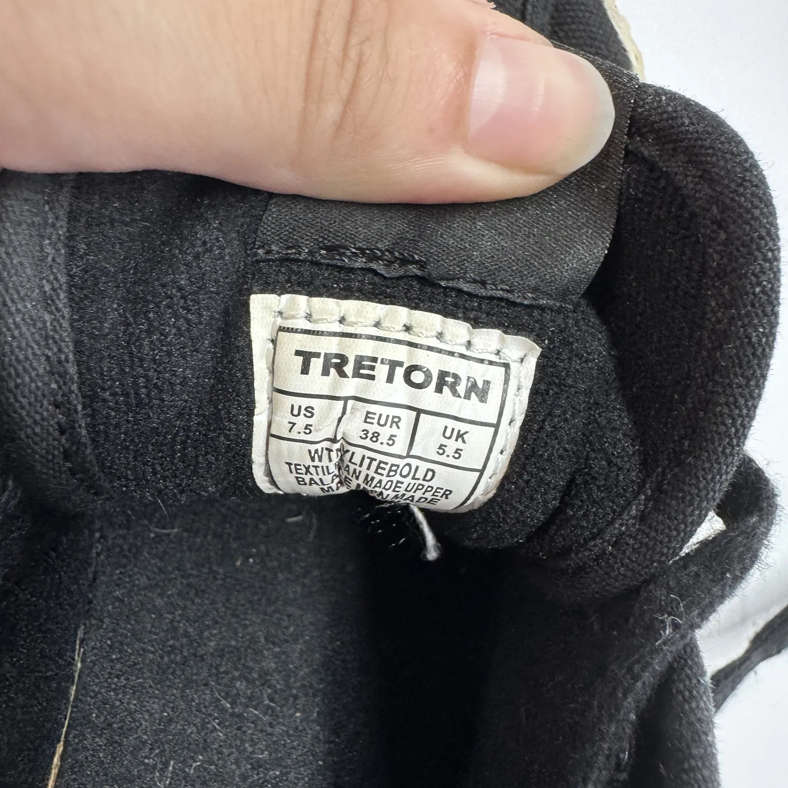 Tretorn‎ Shoes Womens Size 7.5 Black Platform Canvas LiteBold Casual Sneakers - Image 7