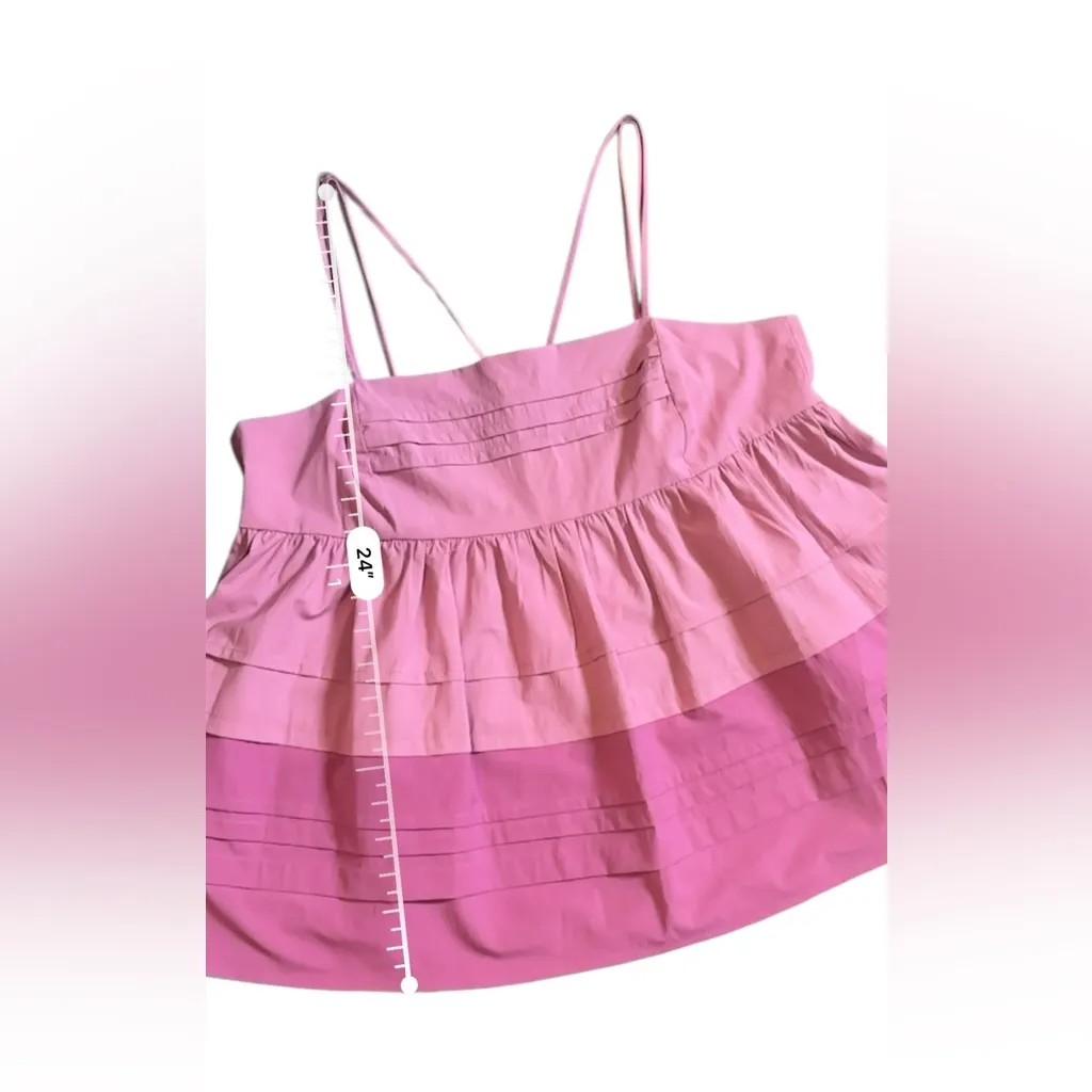 AUREUM Pintuck Pleated Blouse Lavender Purple Top Size Small NWT Size L - Image 11