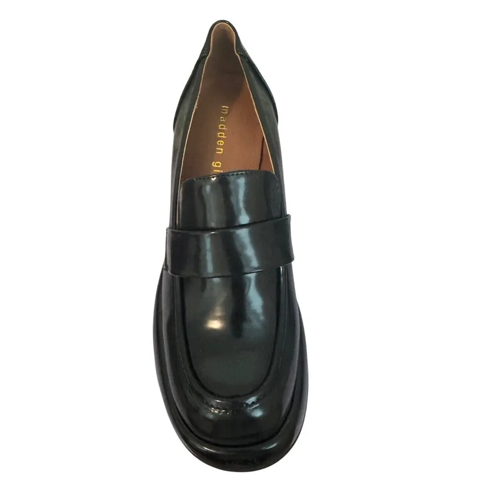 NEW Steve Madden Madden Girl Delphine Black Chunky Loafer Platform Heels 8.5 - Image 3