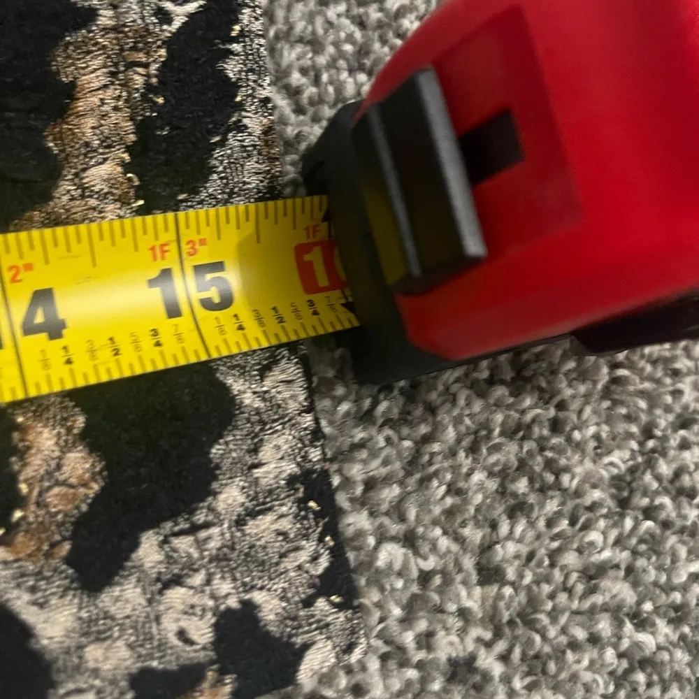 Notations brown animal leopard print 3/4 sleeve v neck blouse L - Image 9