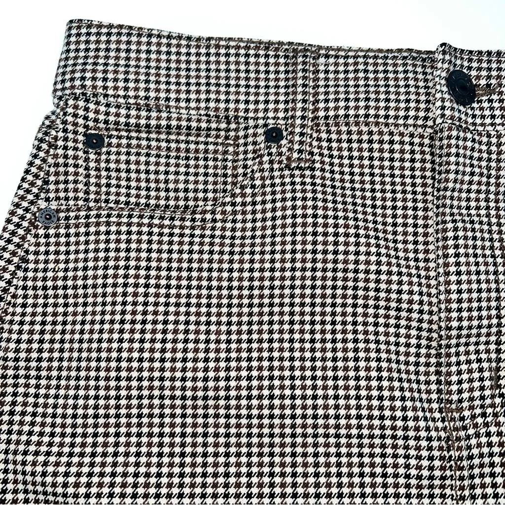 American Eagle Women’s Houndstooth “School Girl” Stylish Houndstooth Plaid Skirt - Image 2