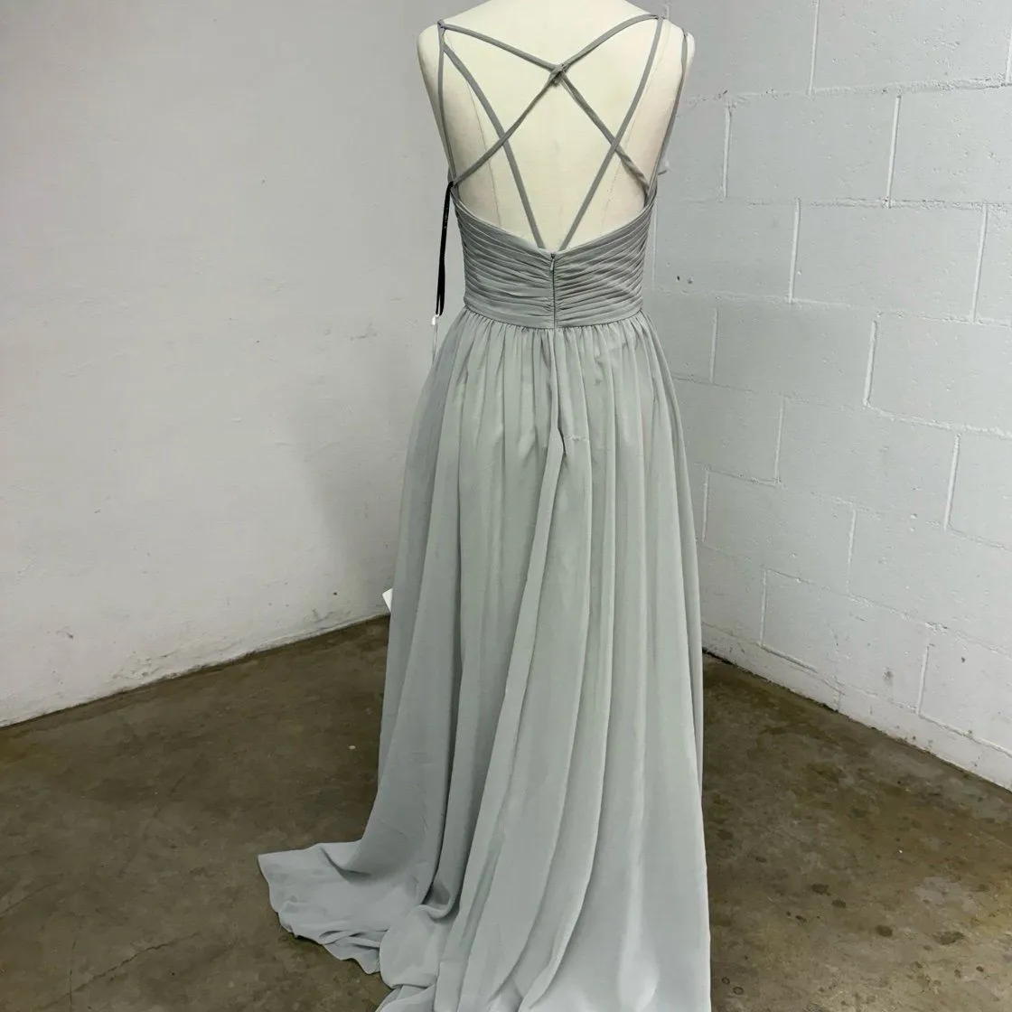 Sorella Vita artic blue bridesmaid maxi dress 9030 Size 10 - Image 6