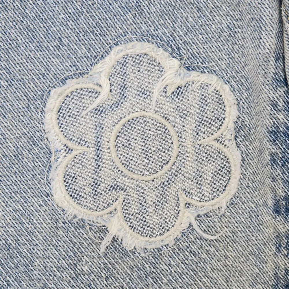 SheIn Flower Patch Jeans - Image 7