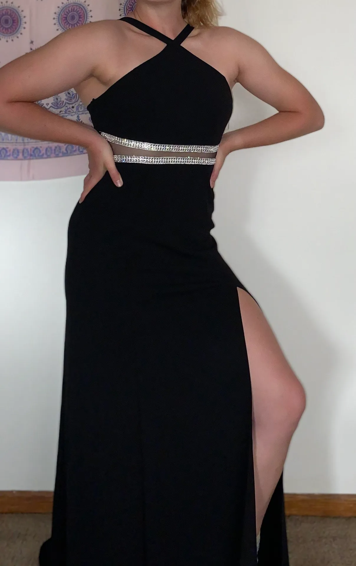 My Michelle Black Evening Gown - Image 3