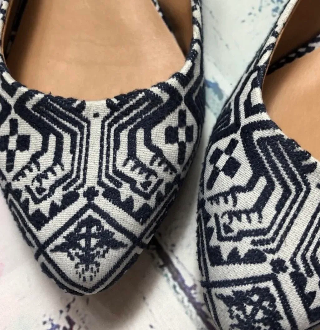 WOMEN Vantage BALLET FLAT Navy Blue /WHITE - Image 2