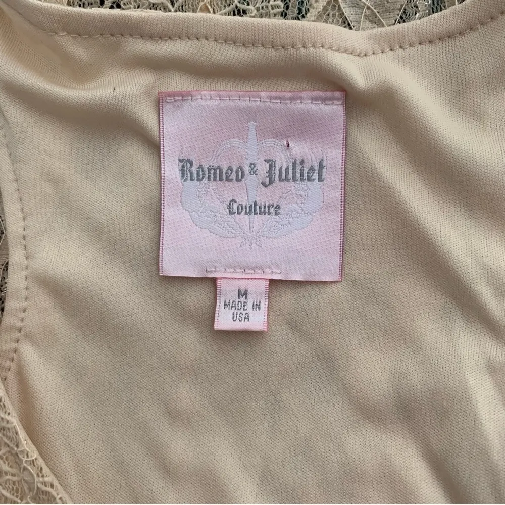 ROMEO & JULIET COUTURE LACEY  Maxi Dress Sz:M - Image 4