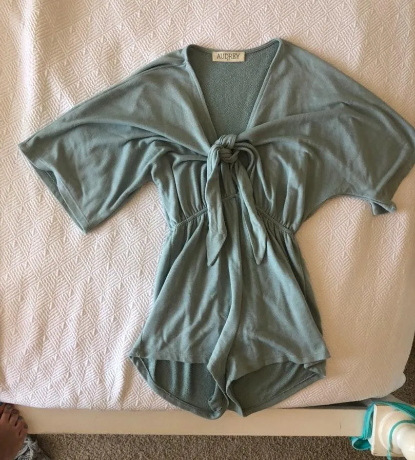 Audrey 3+1 Blue Romper - Image 5