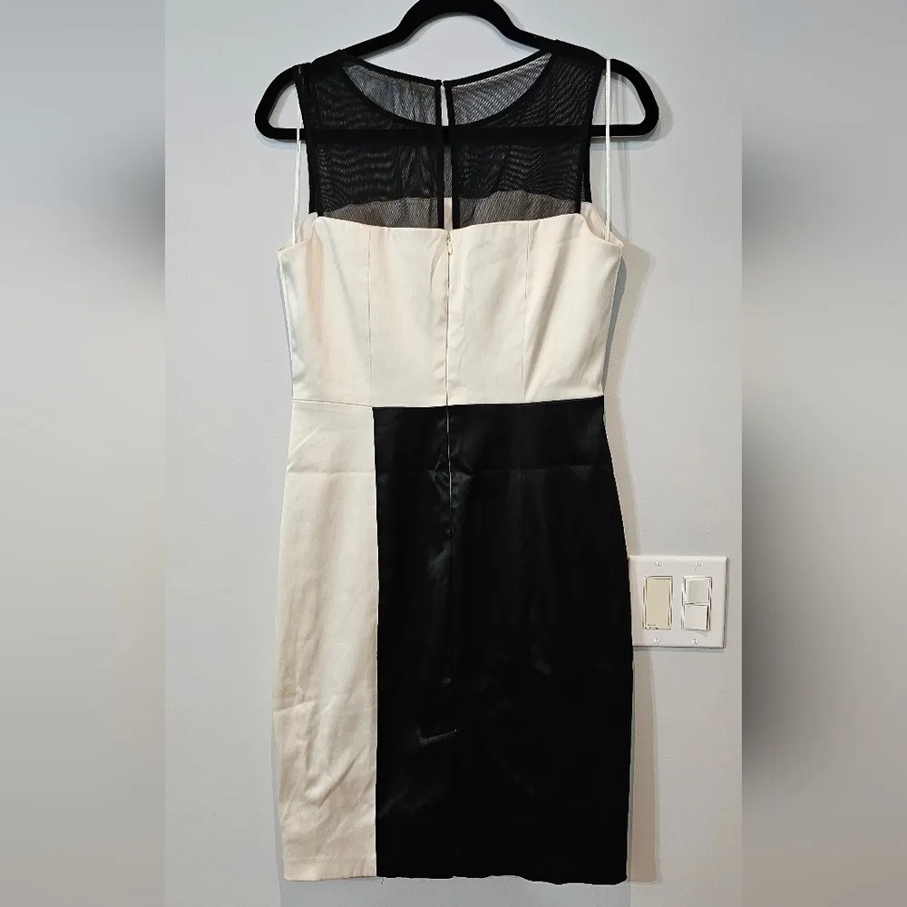Melrose sz 8 cream black sleeveless cocktail dress - Image 2
