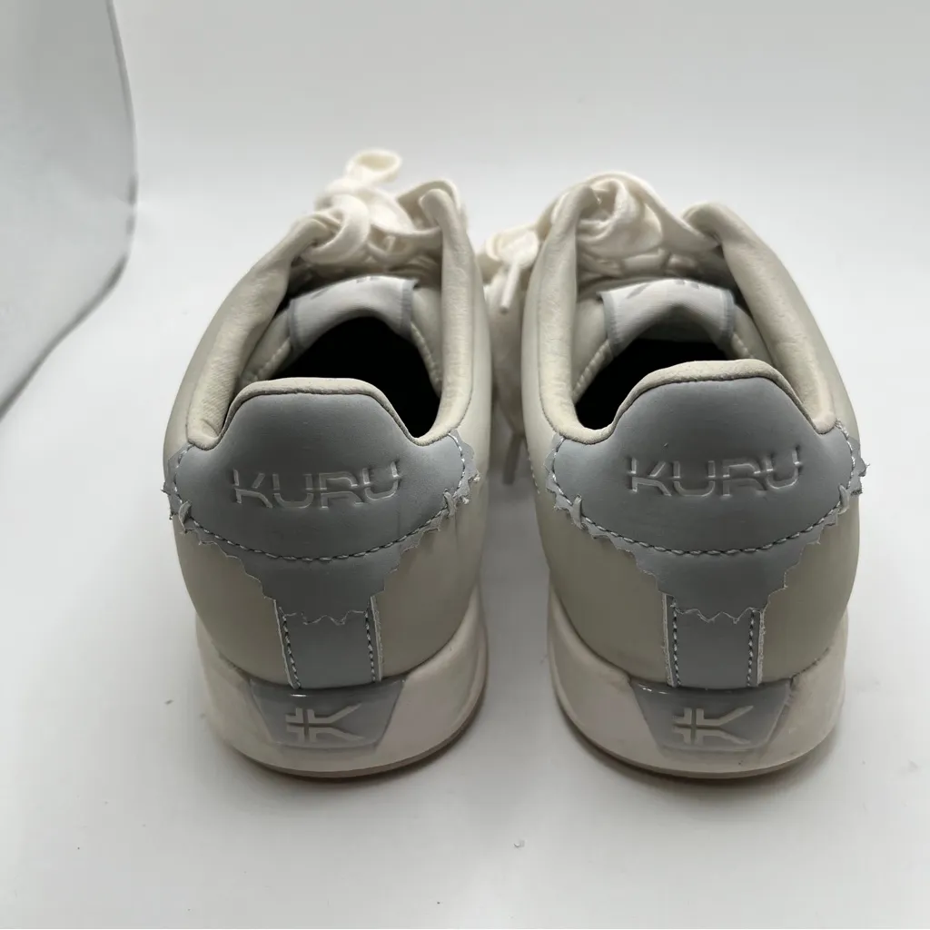 Kuru Roam Bone Gray Cloud Gray shoes women’s size 6.5 sneakers leathers EUC - Image 5