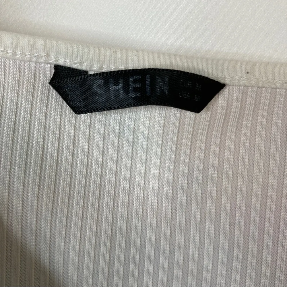 3/$30 SHEIN | Multicolor Ribbed Swim Romper Coverup - Image 4