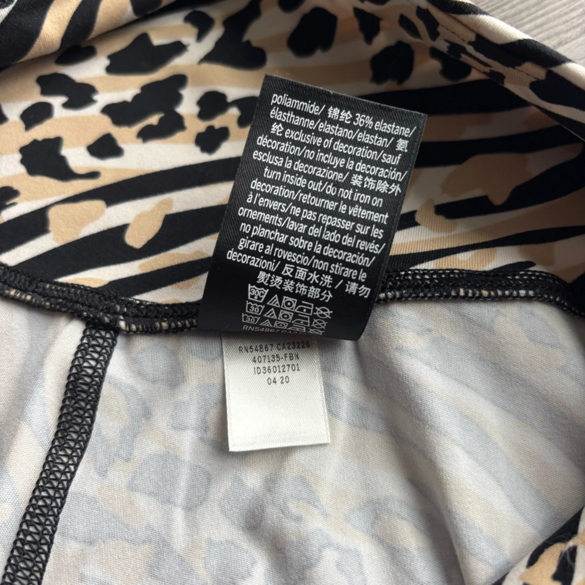 VS Pink Buttery Soft Animal Print Biker Shorts Medium - Image 7