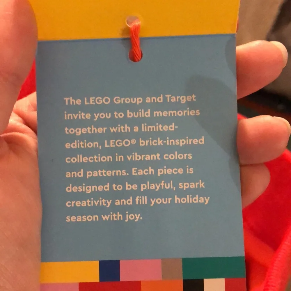 NWT Limited Edition Lego for Target Women’s Joggers Red - Image 7