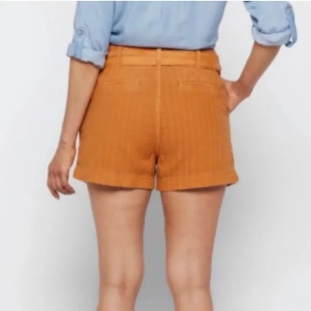 Kut‎ From The Kloth Justine Belted Shorts Size 16 Burnt Orange NWT - Image 2