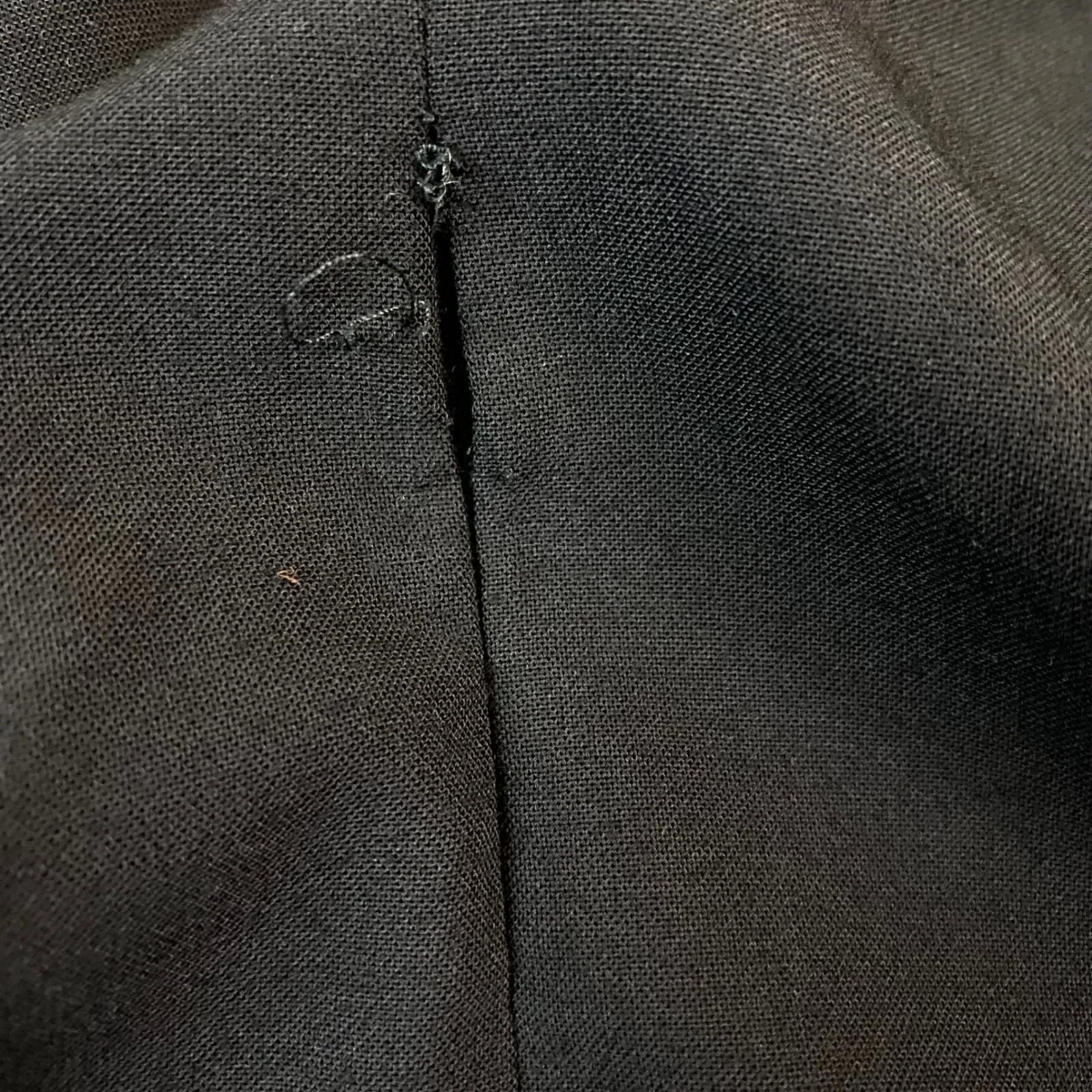 Body by Victoria Skirt Women's Black Button Back Career Business Sz 4 *FLAW - Image 8