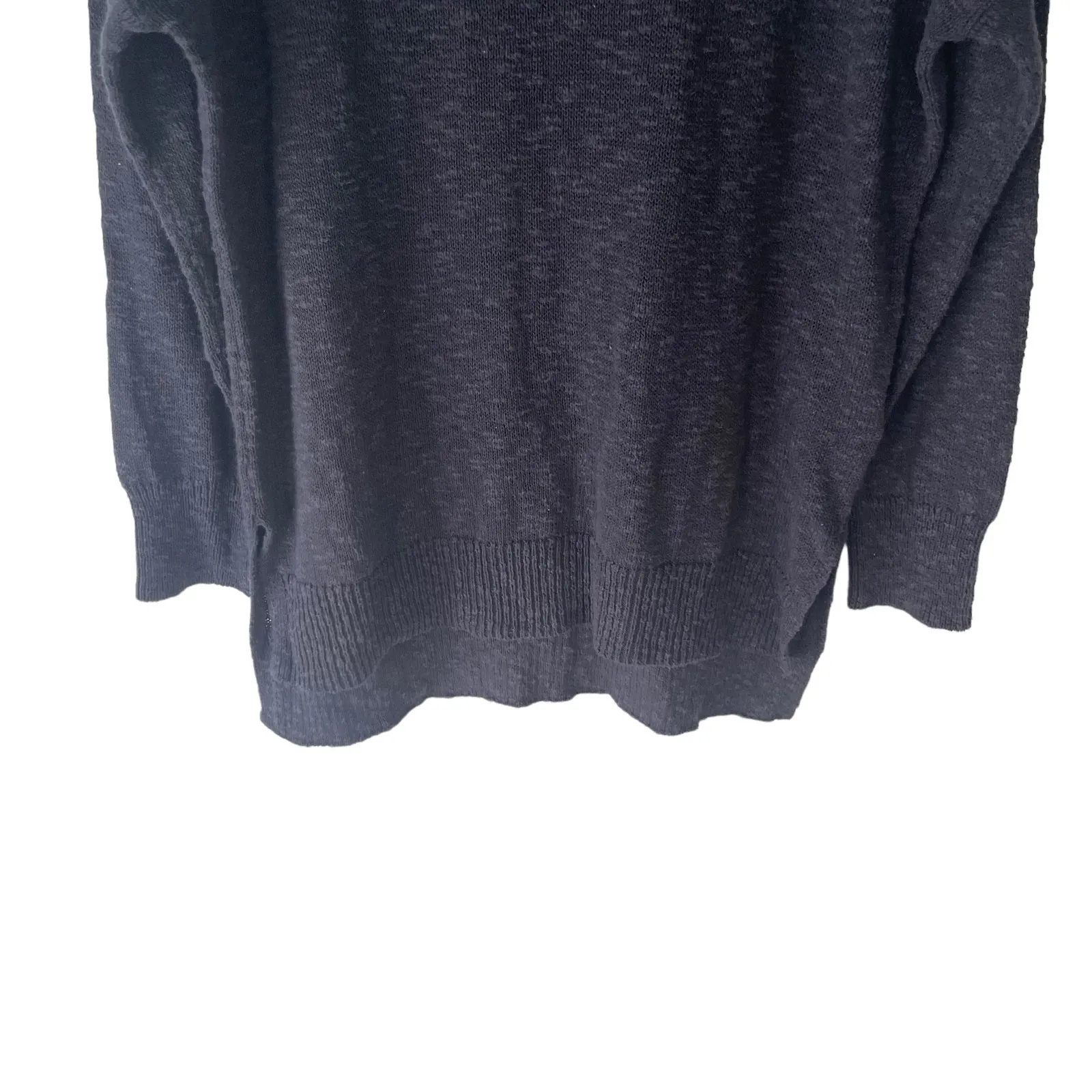 Rachel‎ Zoe Size Small Blue Tight Knit Oversized Sweater - Image 3