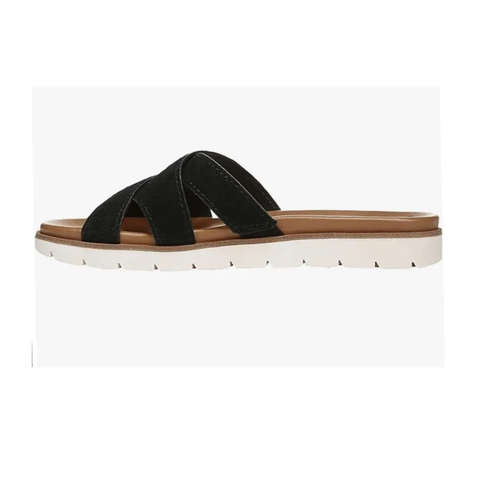 ZODIAC Women's Black Kaia Slide Sandal Machine Washable Suede Summer Casual Sz 8 - Image 2