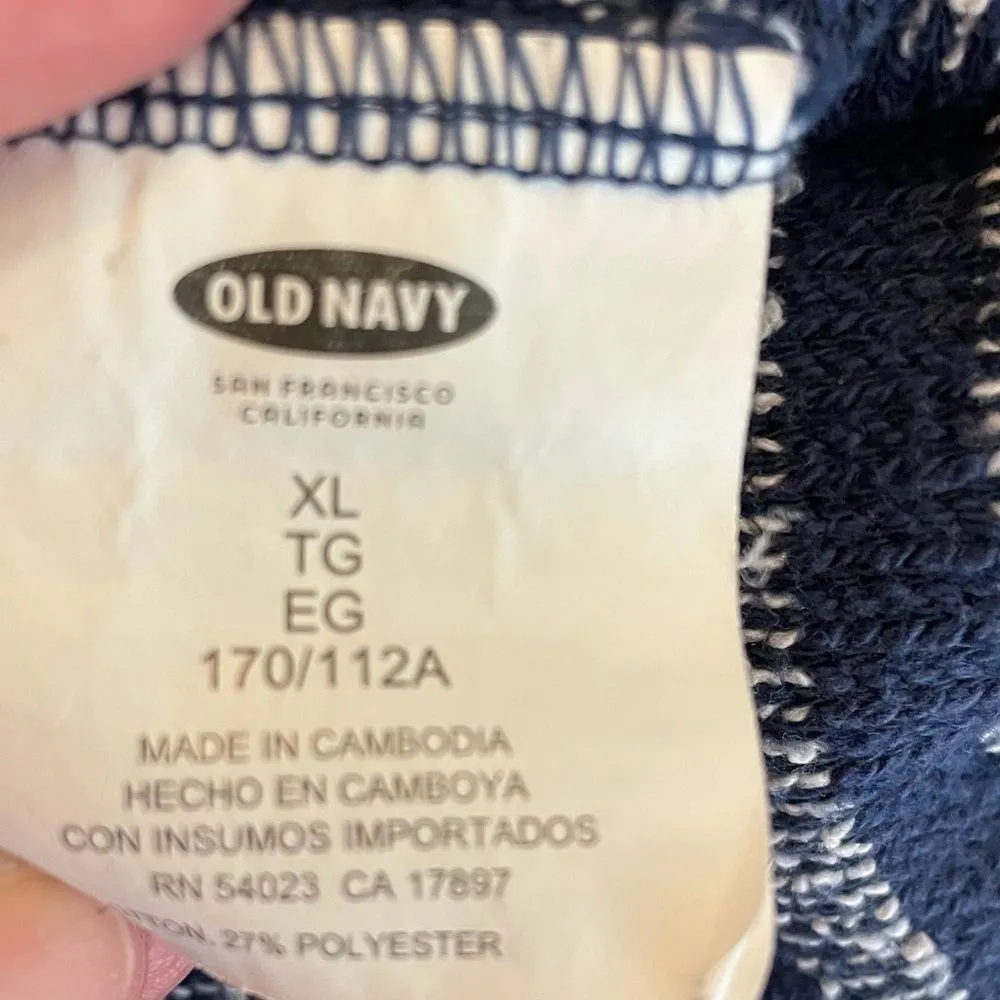 Old Navy Blue Striped A-Line Dress - Image 7