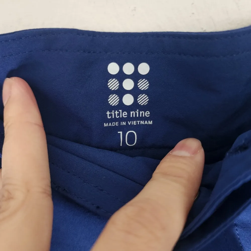 Title Nine Nimblene Baltic Skort Skirt Size 10 - Image 3