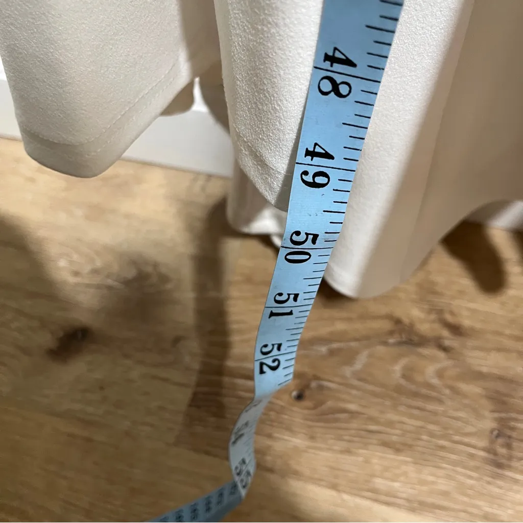 NWOT Tadashi Shoji BOS25329MD Simple Long Sleeve Wedding Dress size 10 ivory - Image 4