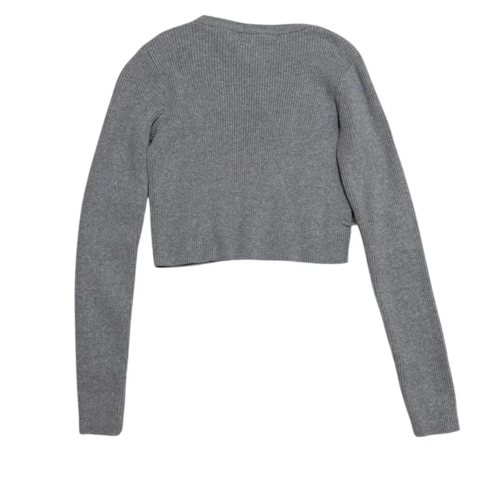 ✰brandy melville gray ribbed top✰ - Image 2