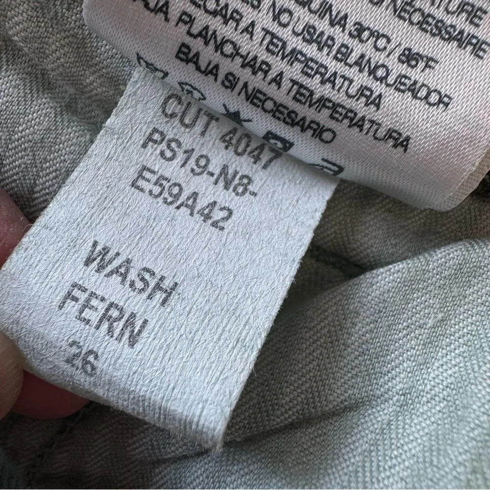 Anthropologie SUNDRY Stars No 95 Camo Zip Jogger Ankle Pants Size 26 - Image 11