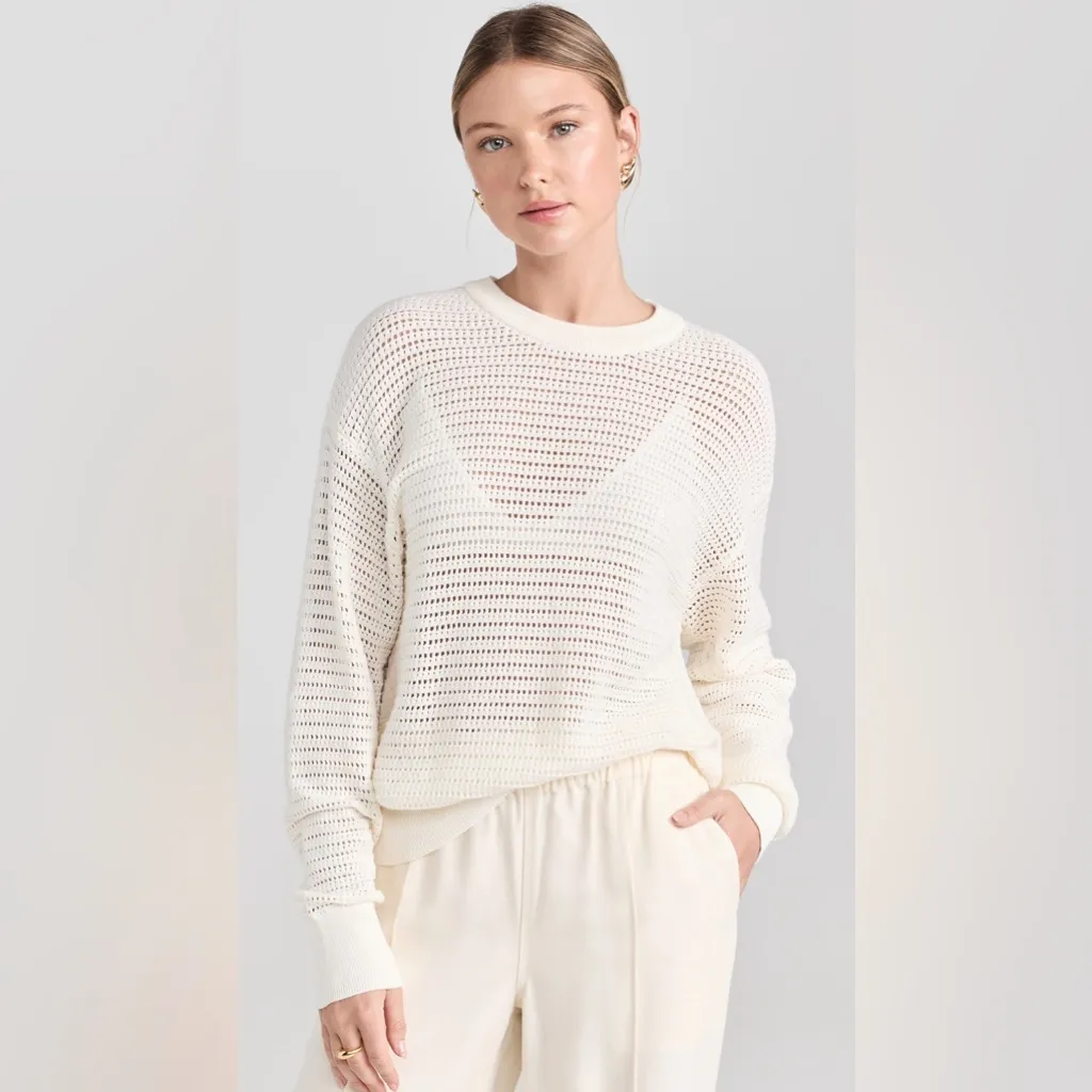 Varley Kershaw Knit Sweater in Egret L - Image 9