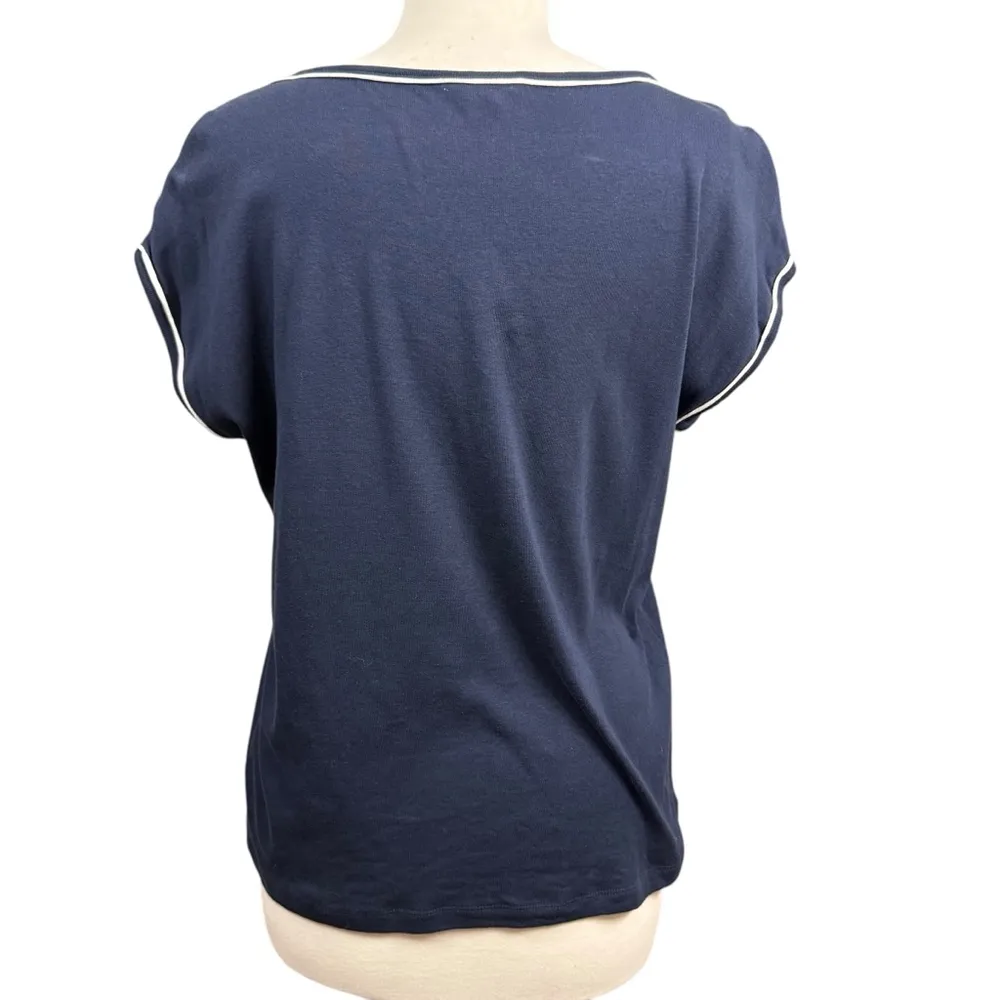 Nautica T-Shirt Size M Blue Short Sleeve - Image 5