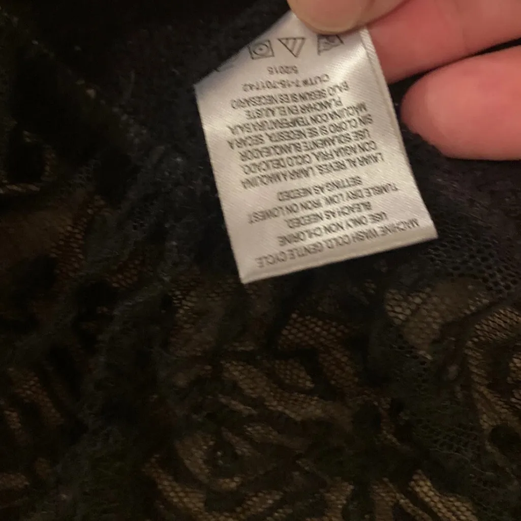 Ransom Black Cowl Neck Sweater Size M - Image 5