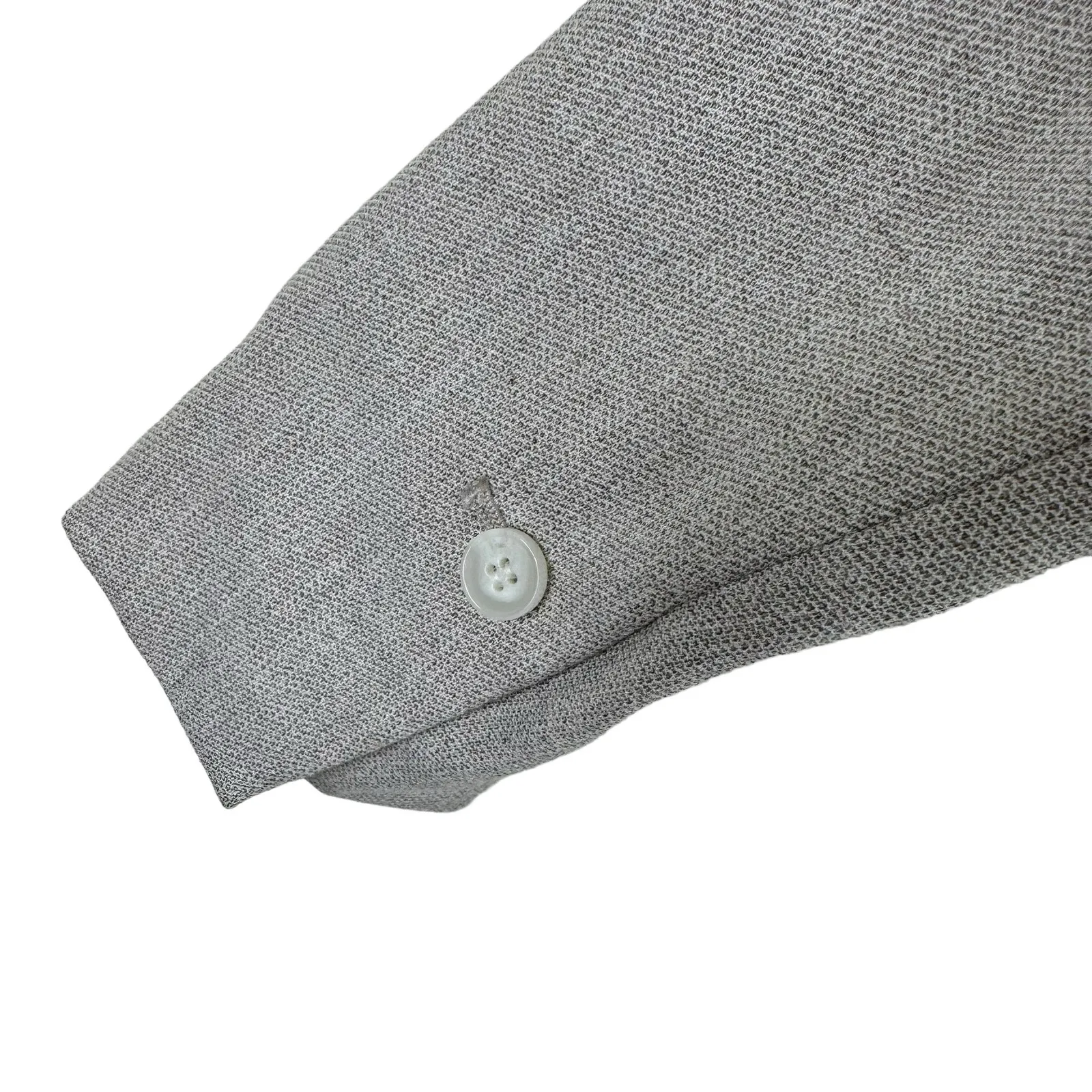 H & M Tan Single Breasted‎ Collared Lined Button Front Lined Blazer Size 0 - Image 4